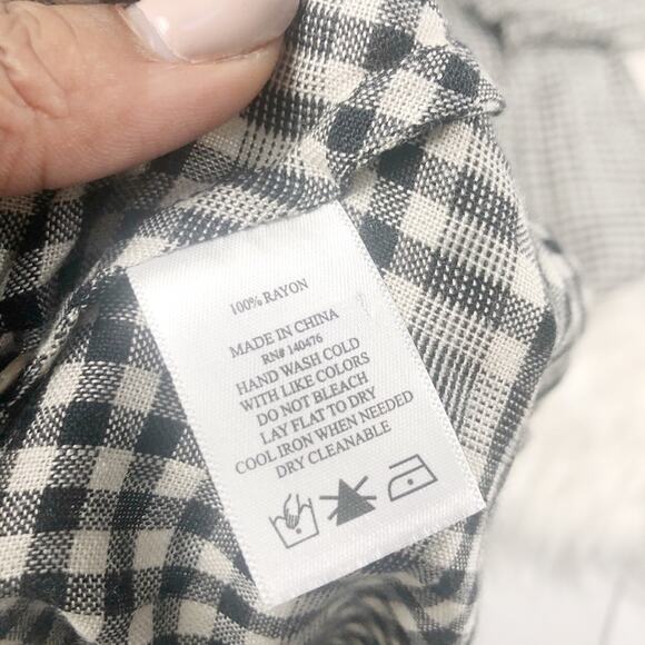 Faherty Sandia Ruffle Gingham Balloon Sleeve Midi Dress Size Medium‎ NEW - Picture 5 of 5